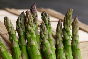 Bunch of asparagus tips